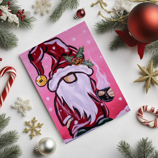 Christmas Gnome - Pack of 10 Greeting Cards (US & CA)