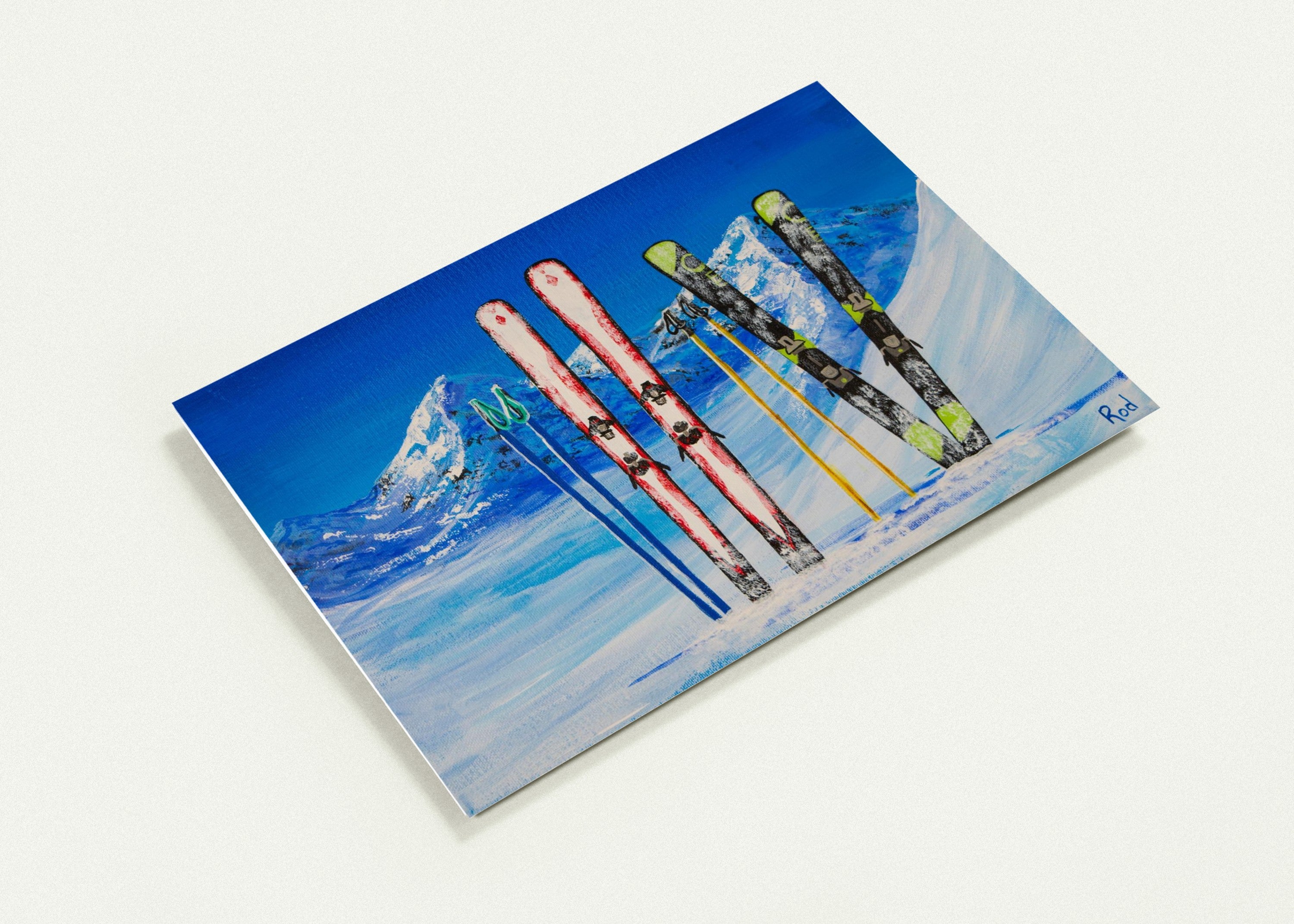 Apres Ski Greeting Card