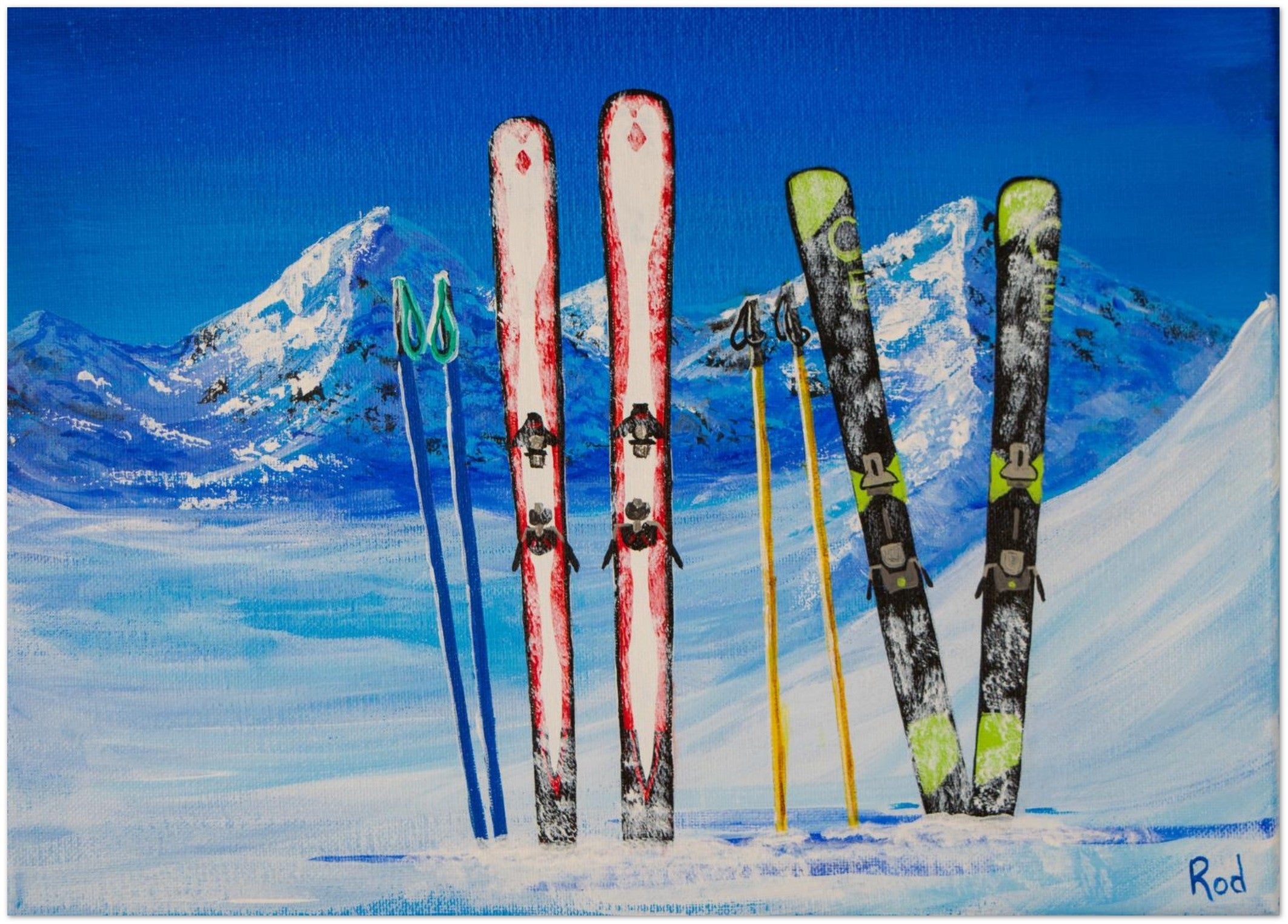 Apres Ski Greeting Card