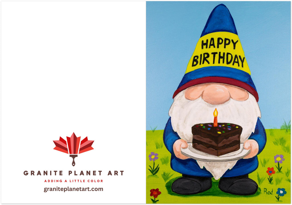 Birthday Gnome Greeting Card